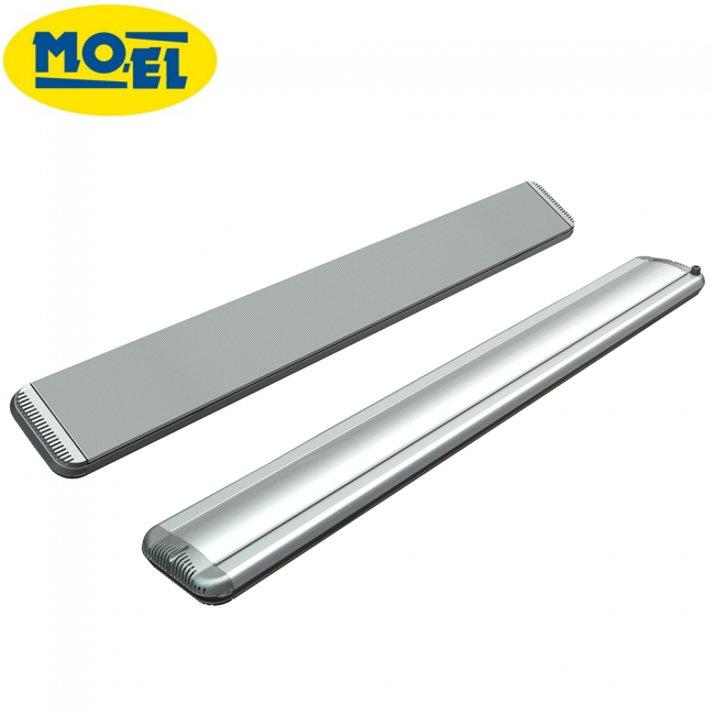 MO-EL HOT-TOP 2200 watt SILVER Longwave Infrared Radiant Heater
