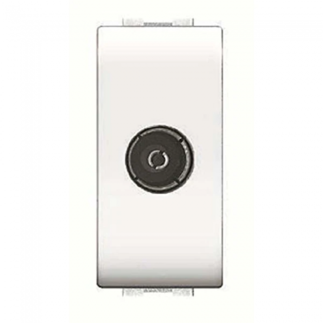 Connecteur femelle coaxial TV satellite - Feb Electric 14048/1WH