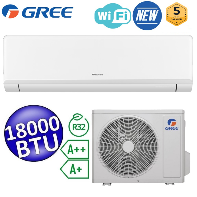 Climatiseur simple GREE NEWARI 18000 BTU A++/A+ WiFi Inverter
