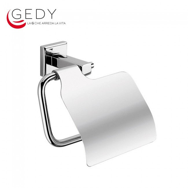 Stainless steel covered toilet roll holder - COLORADO GEDY