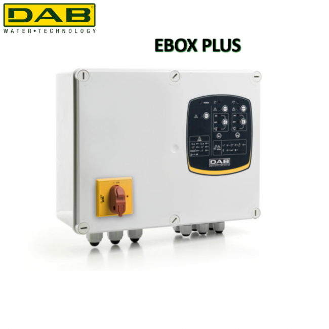 Panneau de protection et de commande électronique pour le fonctionnement automatique des pompes submersibles ou de pressurisation ? DAB EBOX PLUS