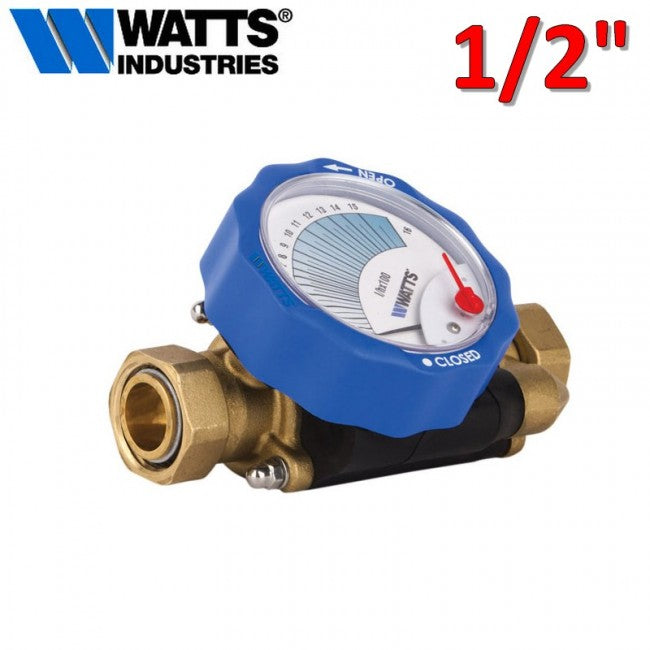 Vanne d'équilibrage statique WATTS IDROSET 1/2 pour systèmes de chauffage et de refroidissement