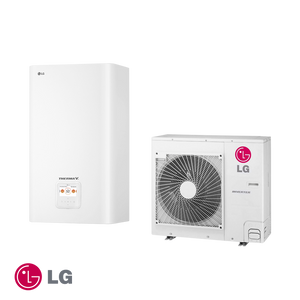 Pompe à chaleur air-eau LG Therma V Hydrobox HN091MR.NK5 + HU071MR U44