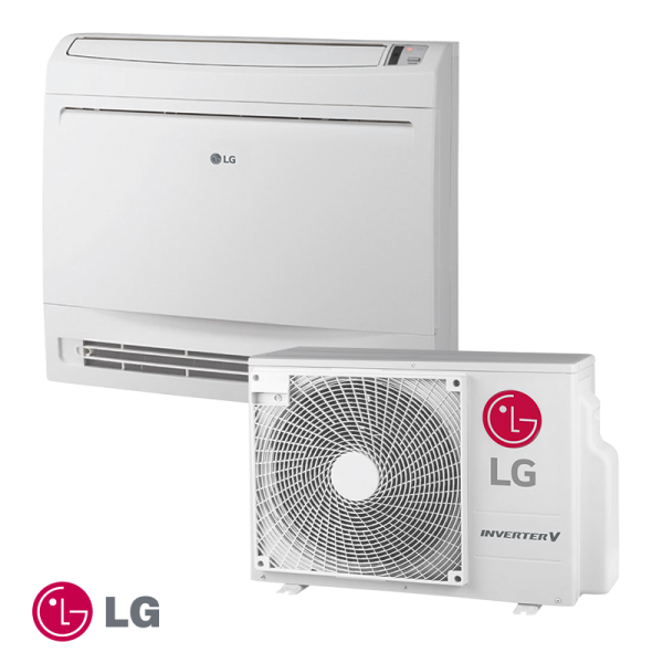 Console sol LG 9000 BTU - kit avec unité extérieure