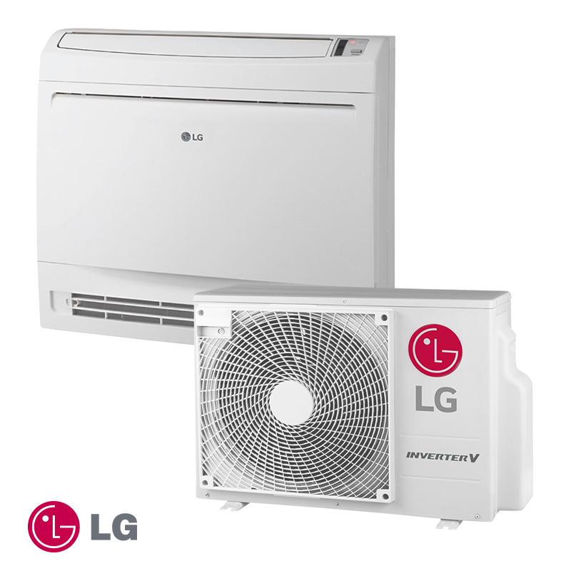 Console sol LG UQ18F-NA0 18000 BTU R32 - vue de face