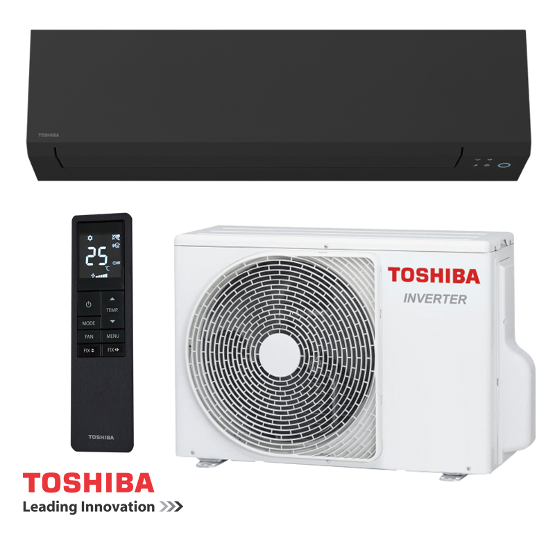 Climatiseur Inverter Toshiba Shorai Edge RAS-B24G3KVSGB-E + RAS-24J2AVSG-E1 - black