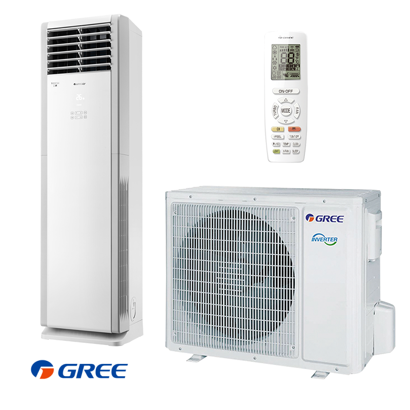 Climatiseur sur pied 48 000 BTU 380 V à une face avec télécommande - GVH48AL-M6DNC7A/I + GVH48AL-M6DNC7A/O