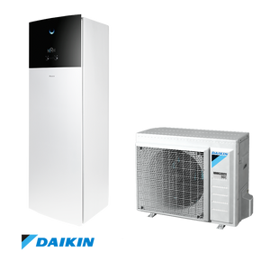 Pompe à chaleur air-eau basse température avec ballon ECS Daikin Altherma EHVX08S18E6V + ERGA06EV