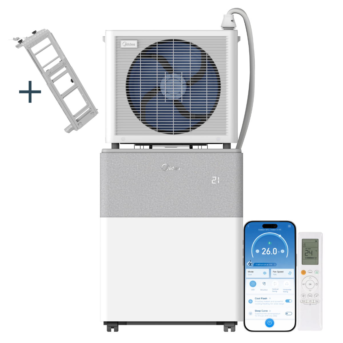 Climatiseur mobile split Midea PortaSplit 12000 BTU