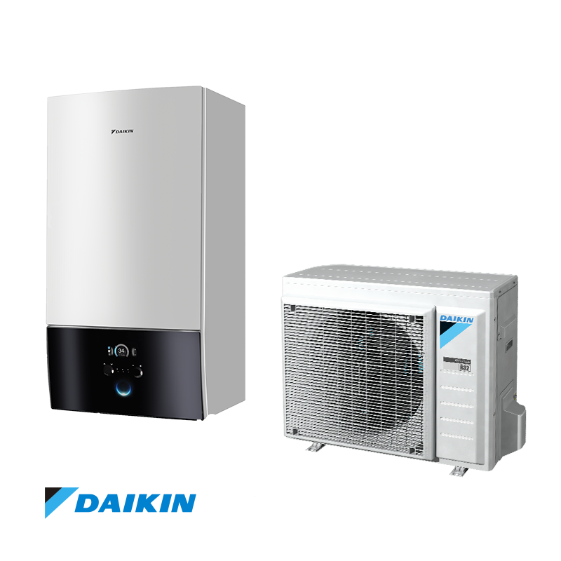 Pompe à chaleur air-eau basse température Daikin Altherma EHBX08E6V + ERGA08EV — 8 kW
