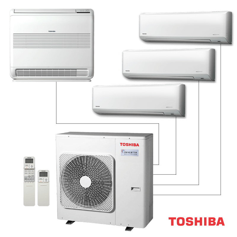 Système Multi-split Toshiba RAS-4M27G3AVG-E – Unité extérieure
