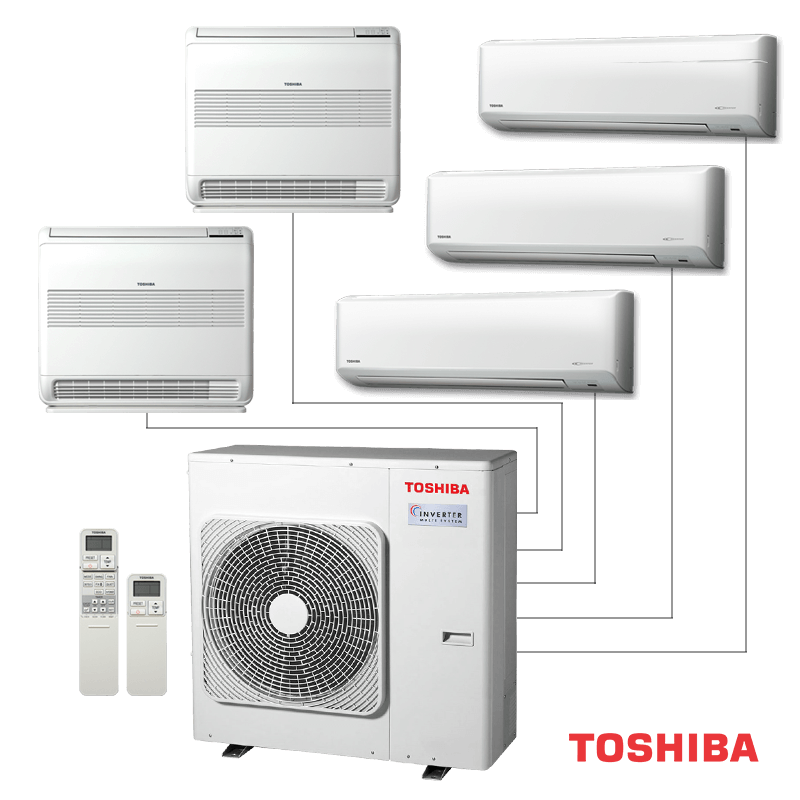 Système Multi-split Toshiba RAS-5M34G3AVG-E – Unité extérieure